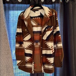 Thread & Supply Multicolor Aztec Pattern Jacket